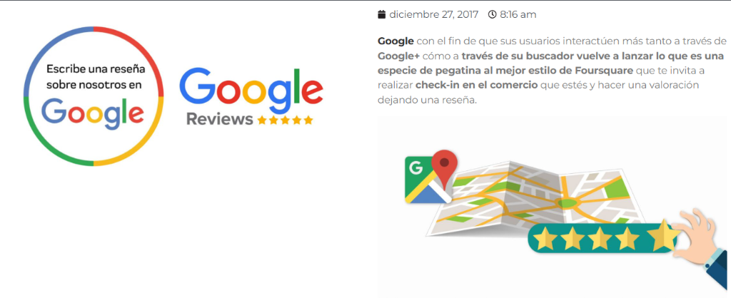 Google Habilitación y Opiniones Oficiales
